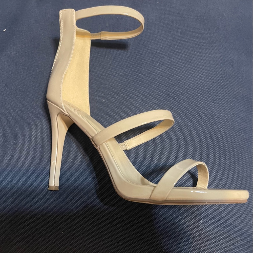 Nude Strappy Heels Size 8.5